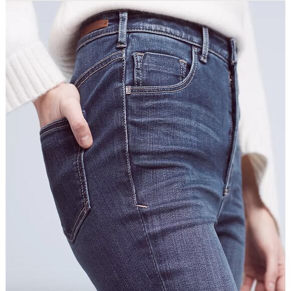 Anthropologie Pilcro Letterpress Superscript Ultra High Rise Skinny Jean Capsule - Picture 4 of 12